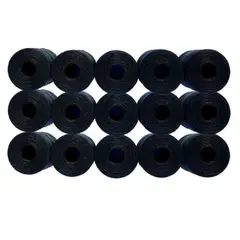 MARIENBERG - Cordel Tipo 1000 Bobina de 1kg aprox Negro 15 unidades