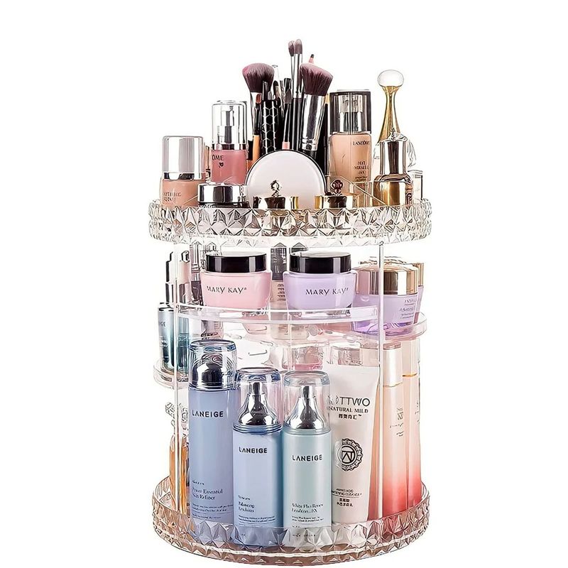 GENERICO - Organizador Maquillaje Giratorio Lápiz Labial 360° Cosmetiquero