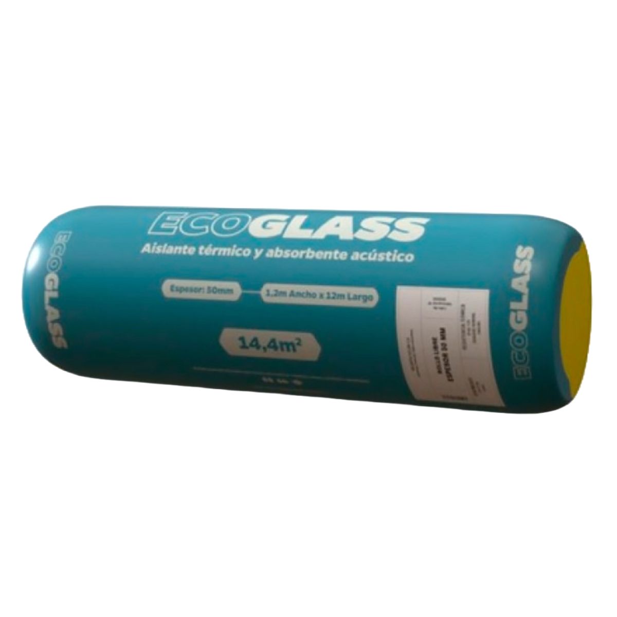 GENERICO - Lana de vidrio 50mm libre eco 1.20x12mt (14.4m2) Volcan