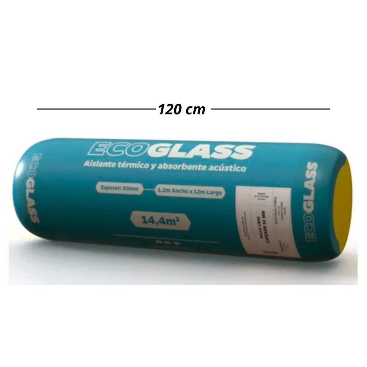 GENERICO - Lana de vidrio 50mm libre eco 1.20x12mt (14.4m2) Volcan