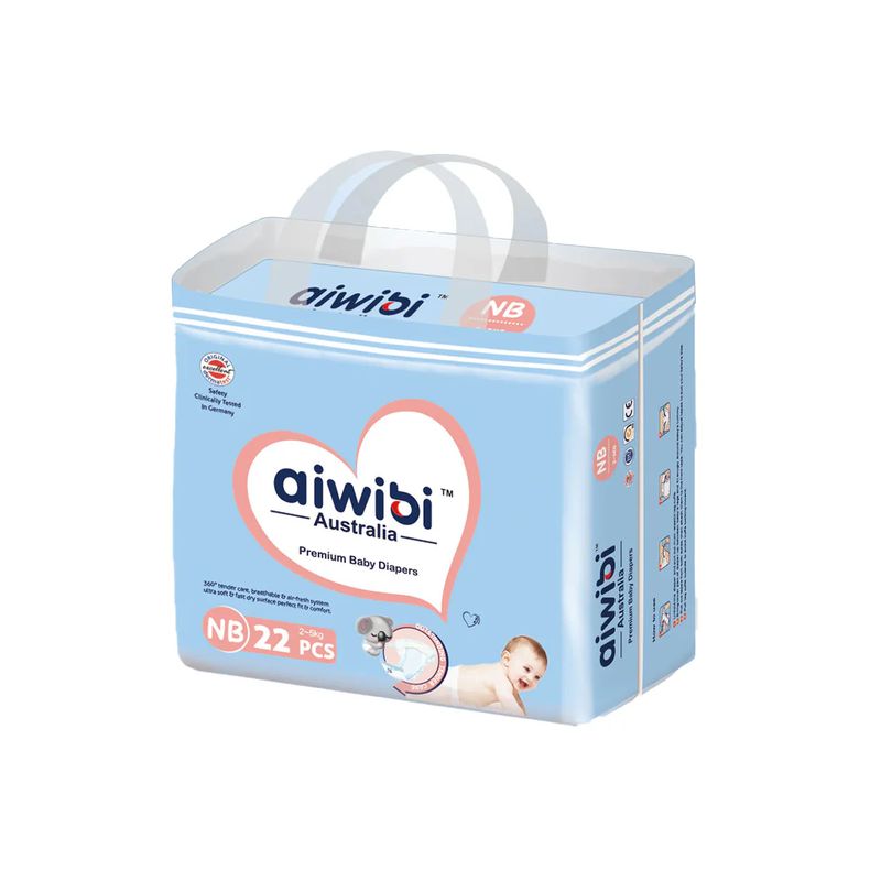 GENERICO - Pañales Premium Recién Nacido 22 Pcs Aiwibi