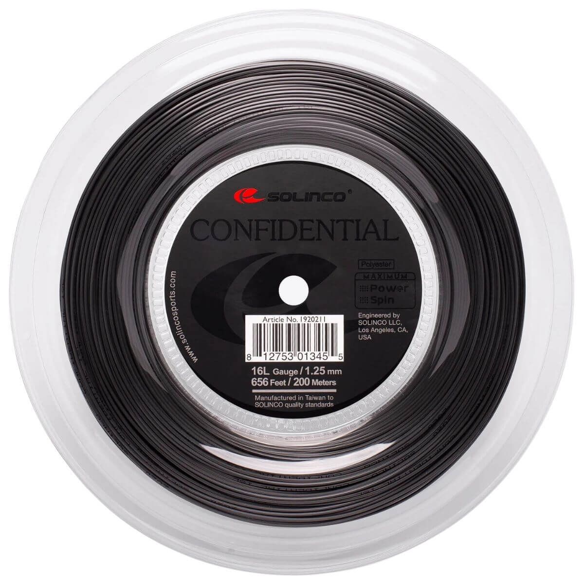 GENERICO - Rollo De Cuerda Solinco Confidential 1.30 - 200m