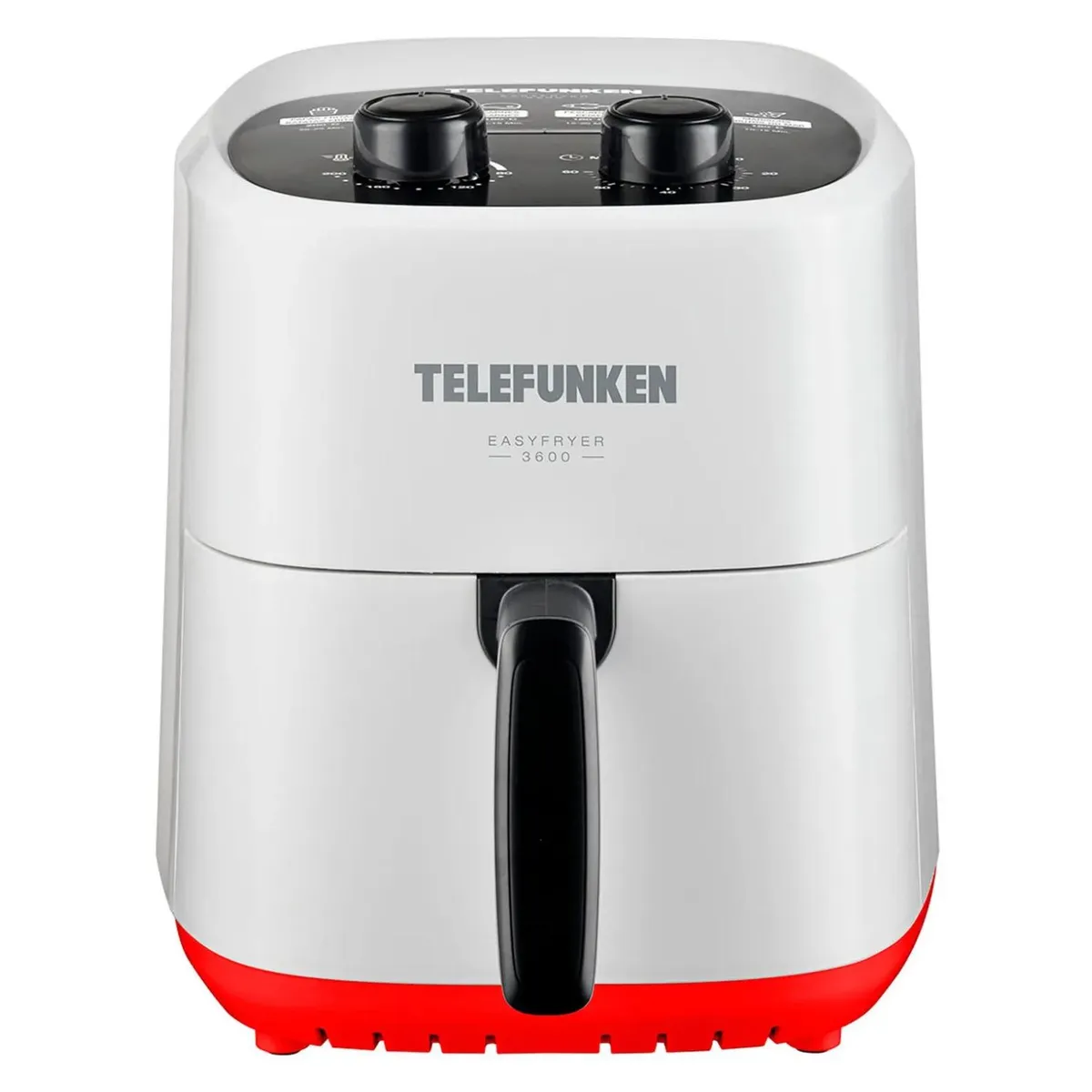 TELEFUNKEN - Freidora De Aire Air Fryer 3600ml 1400W Blanco