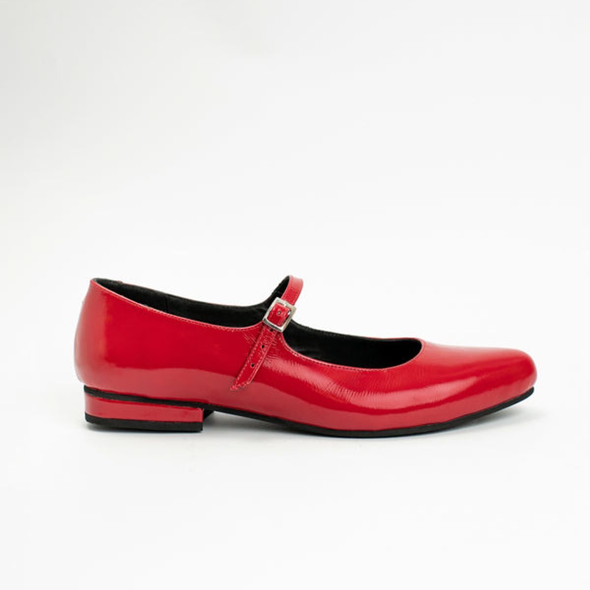 GANDARVA - Ballerina Mujer De Cuero Almudena Rojo Richato