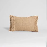 Pack de 02 Fundas De Cojin con detalles en yute 30x50cm md09.