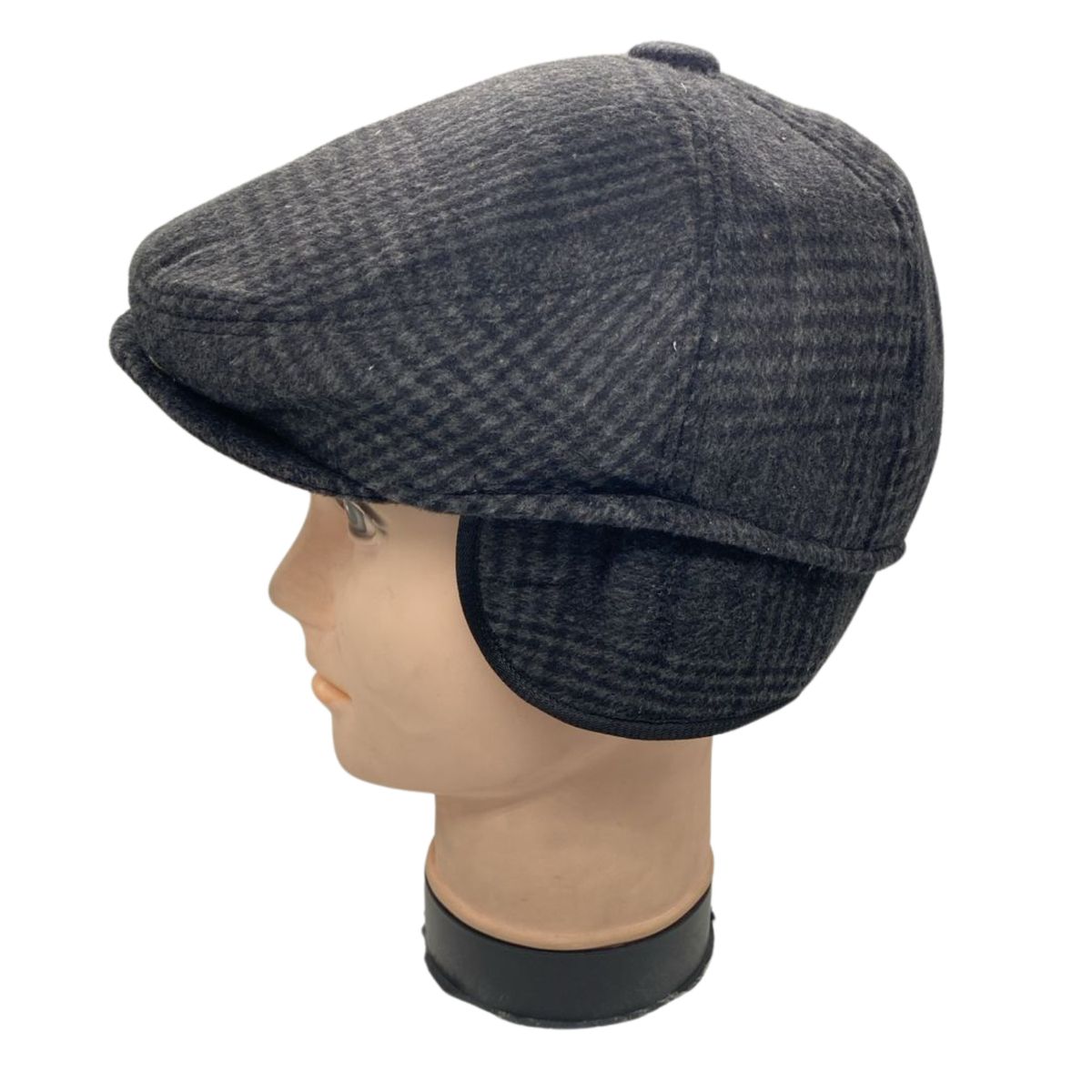 EKOL TACTICA MILITAR - Gorro Tipo Boina Vintage Lana Suave con Visera Plana