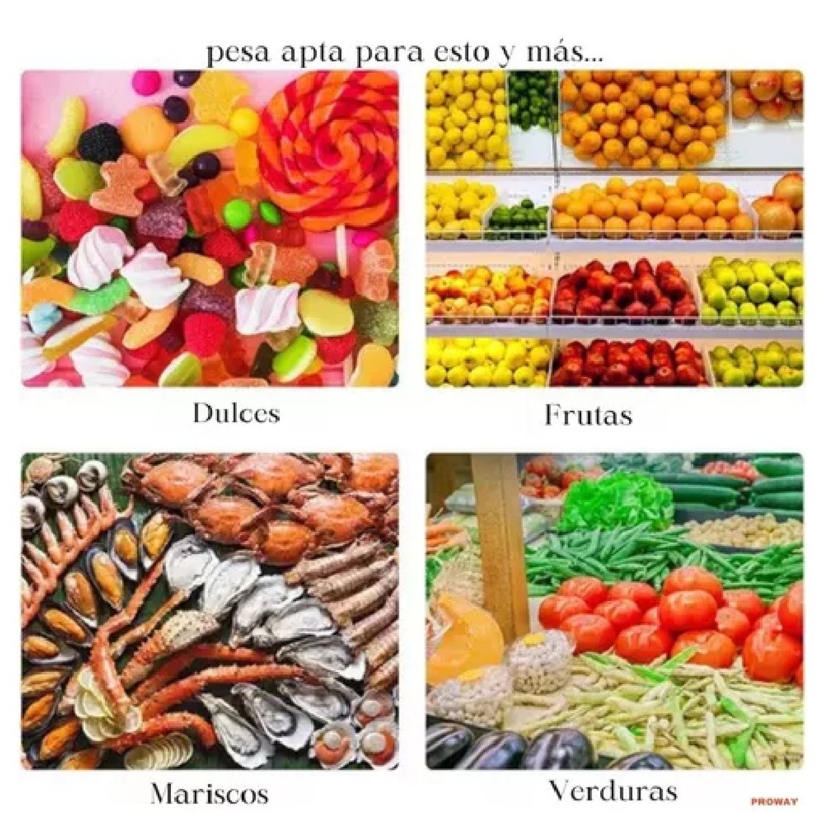 MUNDO MAGIA - Balanza Pesa Digital 40 Kilos Recargable Negocio Electrónica