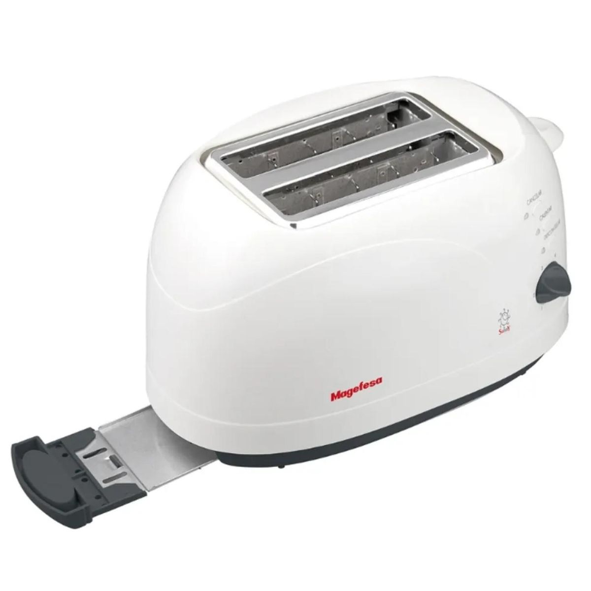 MAGEFESA - Tostador De Pan Electrico 750W 2 Panes mgf3335