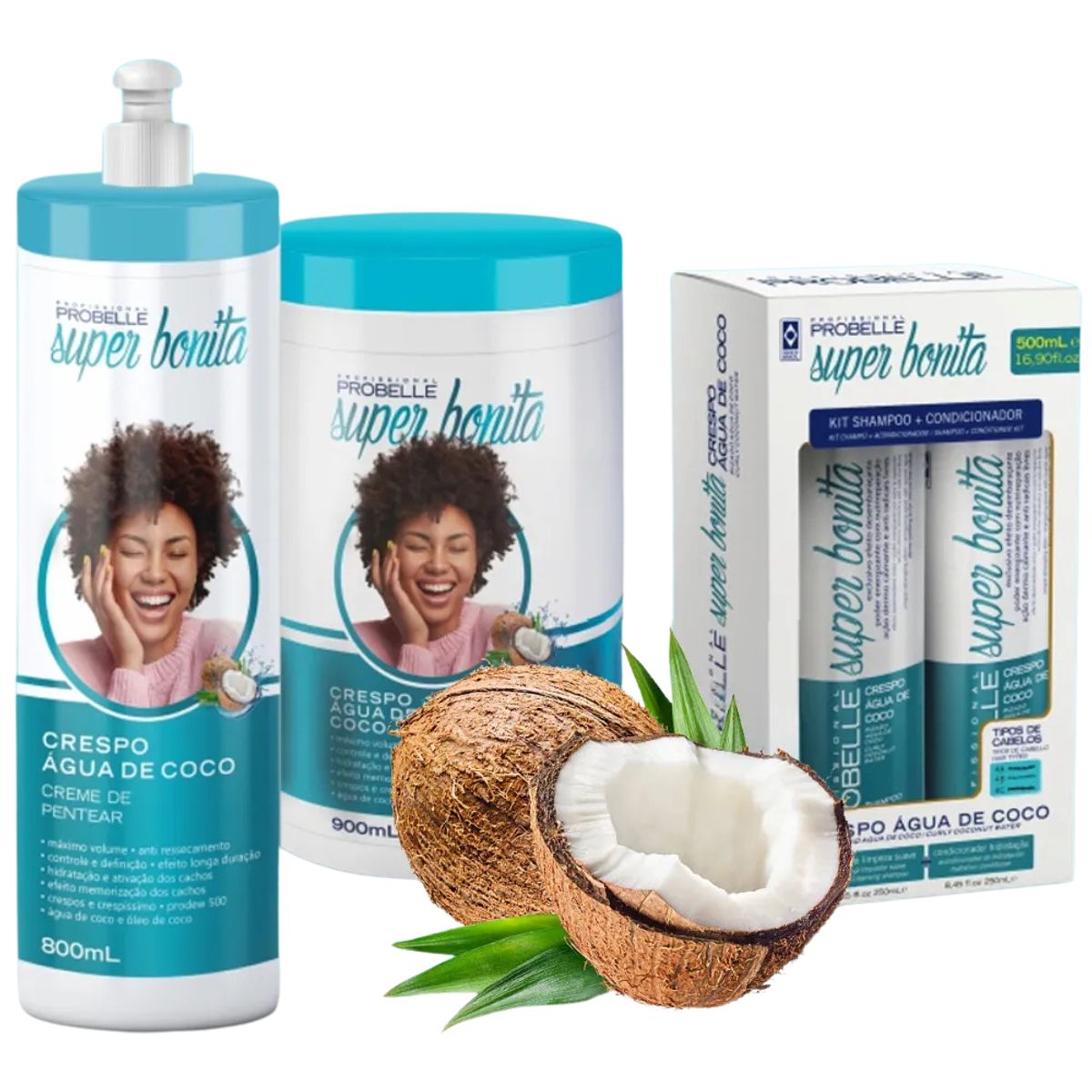 PROBELLE - Set Cuidado Capilar Probelle Agua De Coco