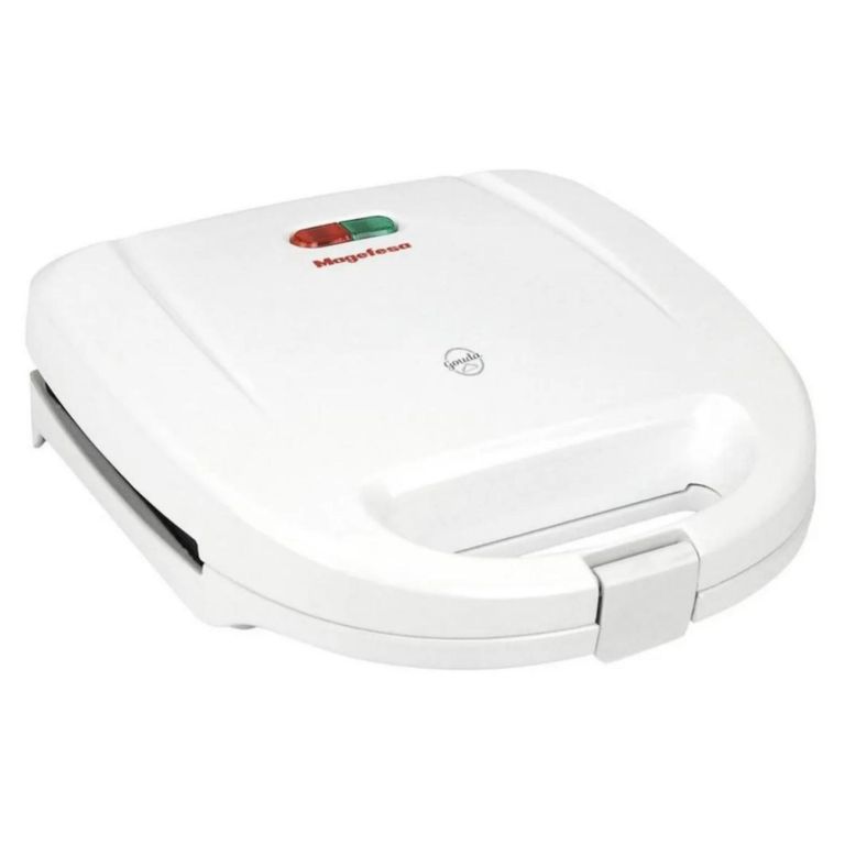 MAGEFESA Sandwichera Electrica 820W 2 Panes Blanco MGF3180