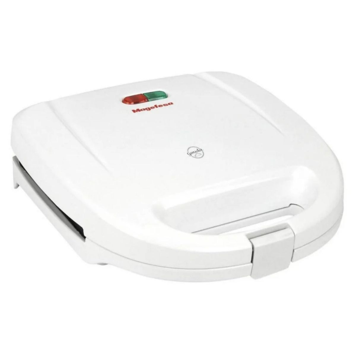 MAGEFESA - Sandwichera Electrica 820W 2 Panes Blanco MGF3180