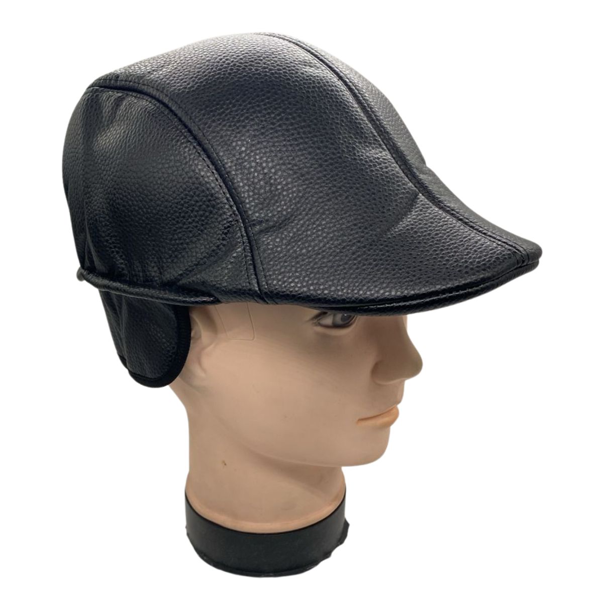 EKOL TACTICA MILITAR - Gorro Tipo Boina Cuero Suave con Visera Plana