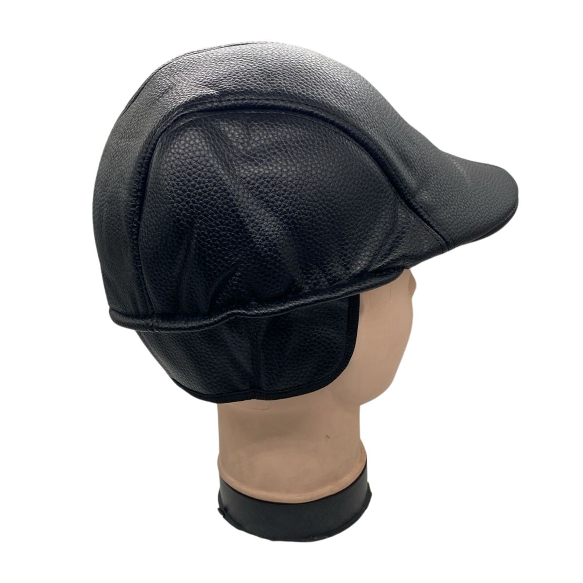 EKOL TACTICA MILITAR - Gorro Tipo Boina Cuero Suave con Visera Plana