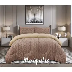 ANGELES DEL HOGAR - COBERTOR DE INVIERNO TRENZADO MEIPULIS 2P