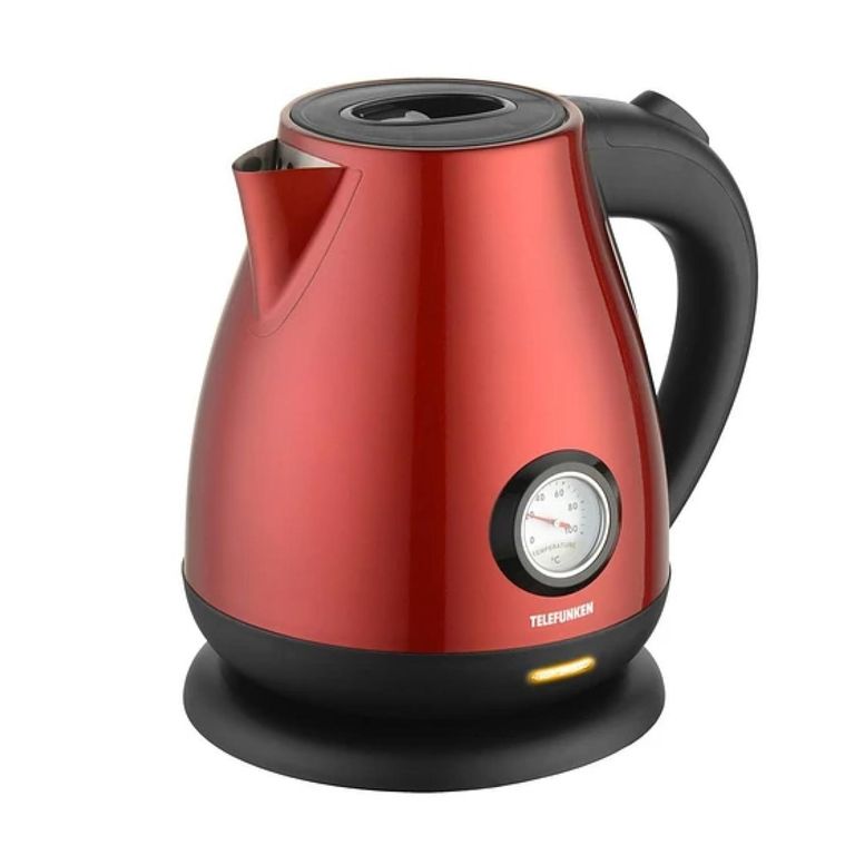 TELEFUNKEN Hervidor Electrico 1700ml 2200W Rojo TFPE900