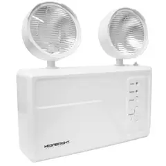 MEGABRIGHT - Lampara De Emergencia 2 Focos LED 1500W 350lm