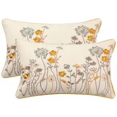 GENERICO - Pack de 02 Fundas De Cojin Decorativa Diseño Boho 30x50 cm md11