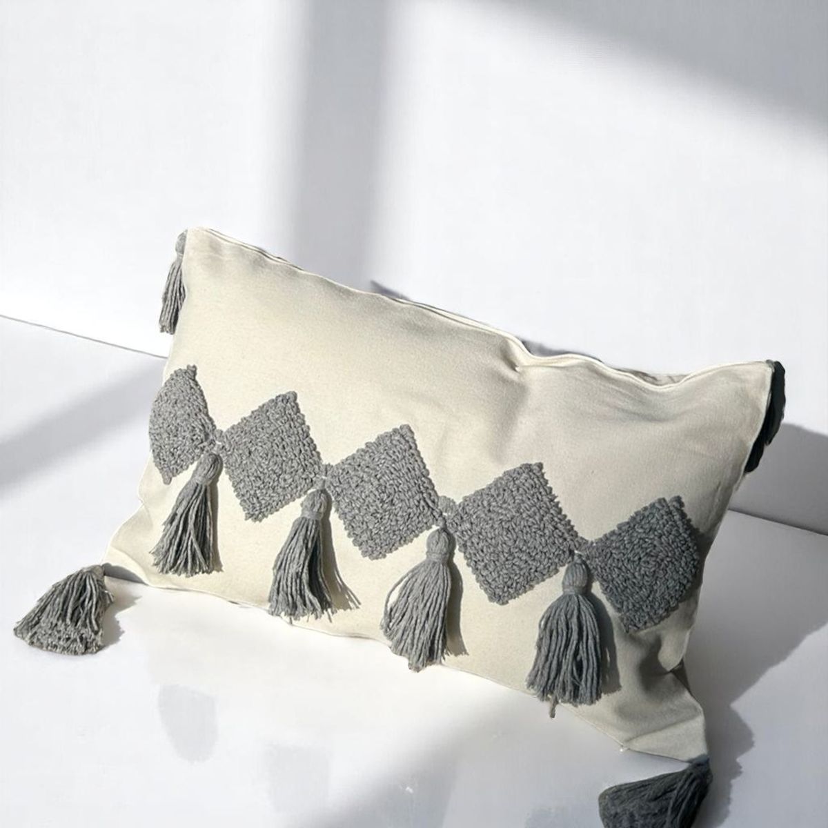 GENERICO - Pack de 02 Fundas De Cojin Decorativa Diseño Boho 30x50 cm md15