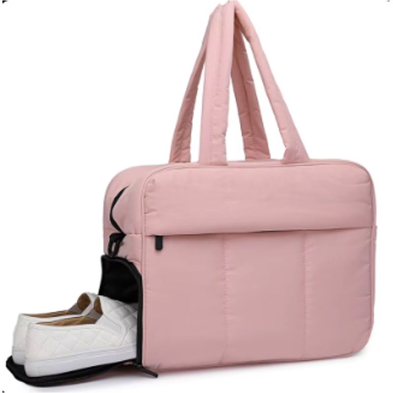 ITERLEVE - Bolso de Lona Acolchado con Compartimento para Zapatos
