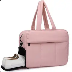 ITERLEVE - Bolso de Lona Acolchado con Compartimento para Zapatos
