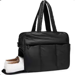 ITERLEVE - Bolso de Lona Acolchado con Compartimento para Zapatos