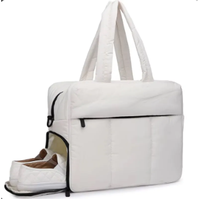 ITERLEVE - Bolso de Lona Acolchado con Compartimento para Zapatos