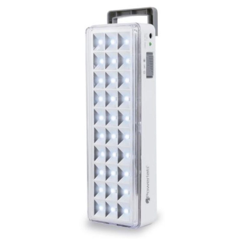 POWERLAB - Lampara De Emergencia 30LED 120lm 5W Blanco 7658