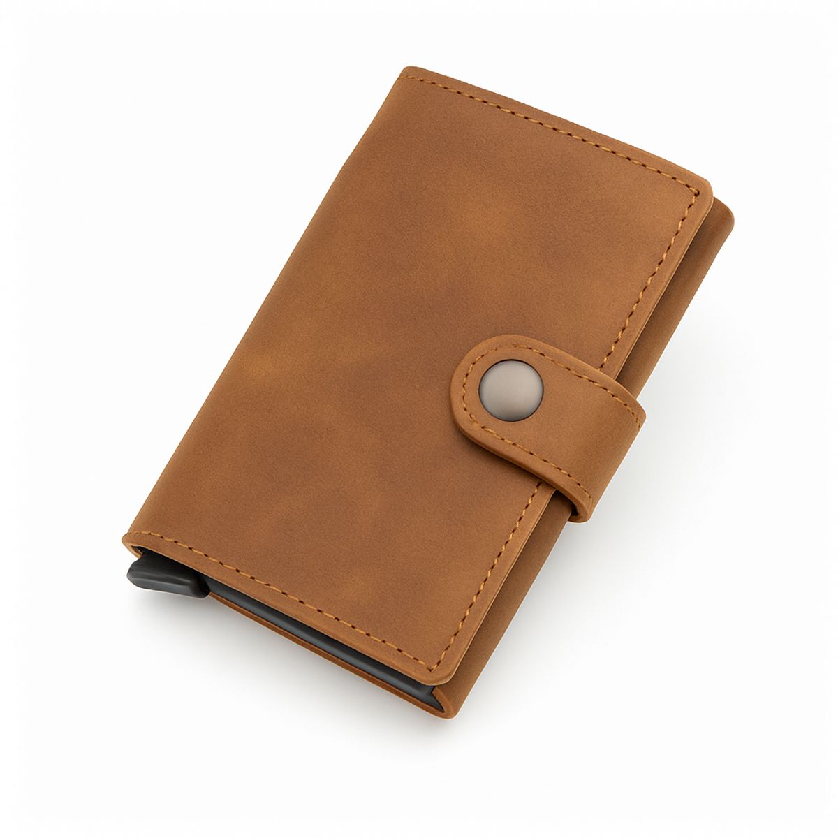 ITERLEVE - Billetera Tarjetero Anticlonación RFID Compacta +Caja de Regalo