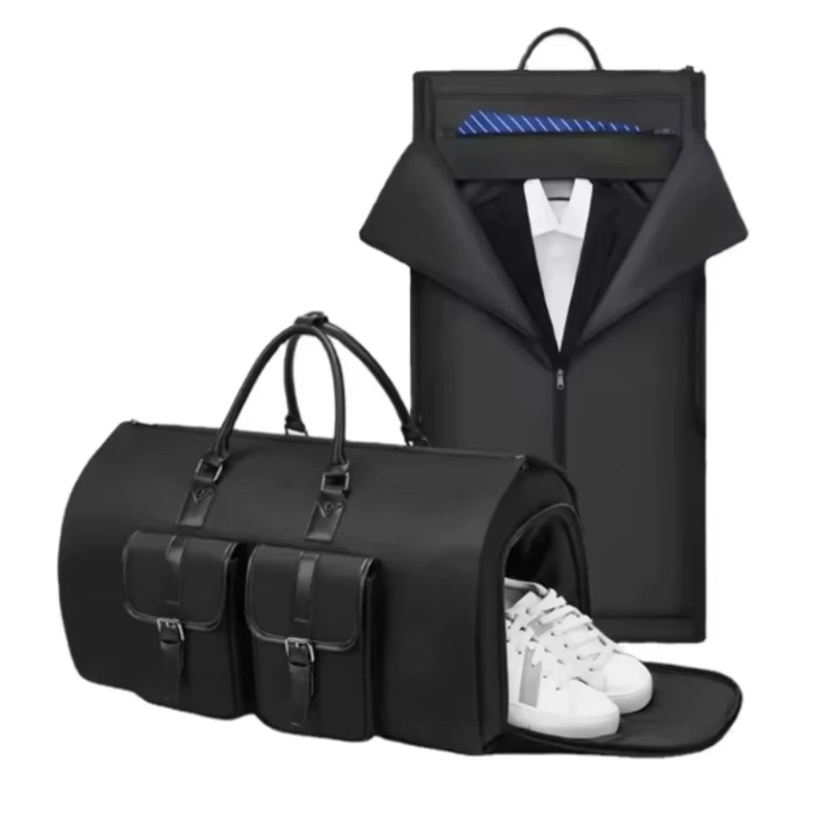 ITERLEVE - Bolso Traje y Equipaje Ultra 3 En 1 y Compartimento Zapatos