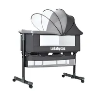 Cuna Colecho One Con Mosquitero Colchón Gris