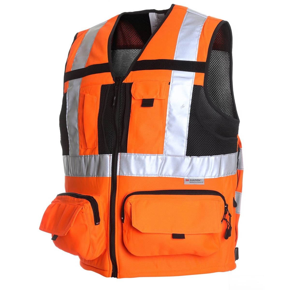 JAYSON - Chaleco Geologo Minero Alta Visibilidad HOMBRE CERTIFICADO