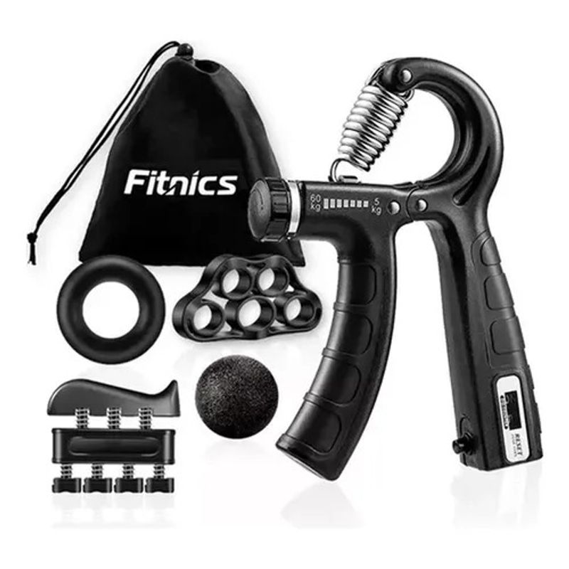 EVERSO - Hand Grip Ejercitador De Manos Fitnes Ajustable 5-60kg