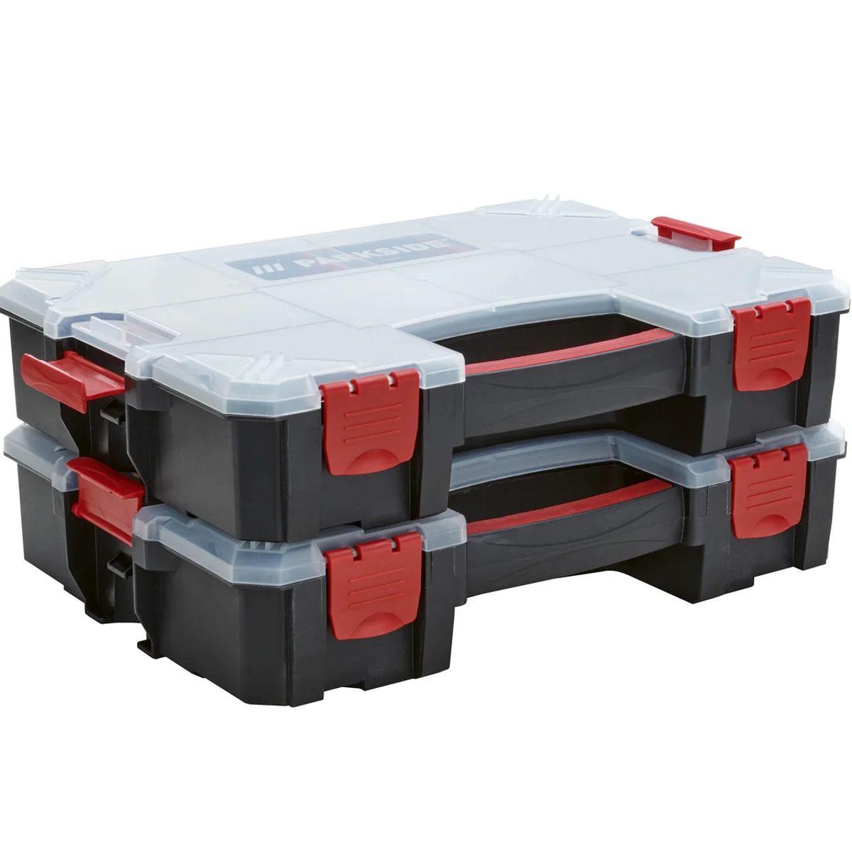 GENERICO - SET de 2 cajas para herramientas o repuestos