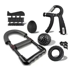 EVERSO - Hand Grip Ejercitador De Manos Fitnes Ajustable 5-60kg