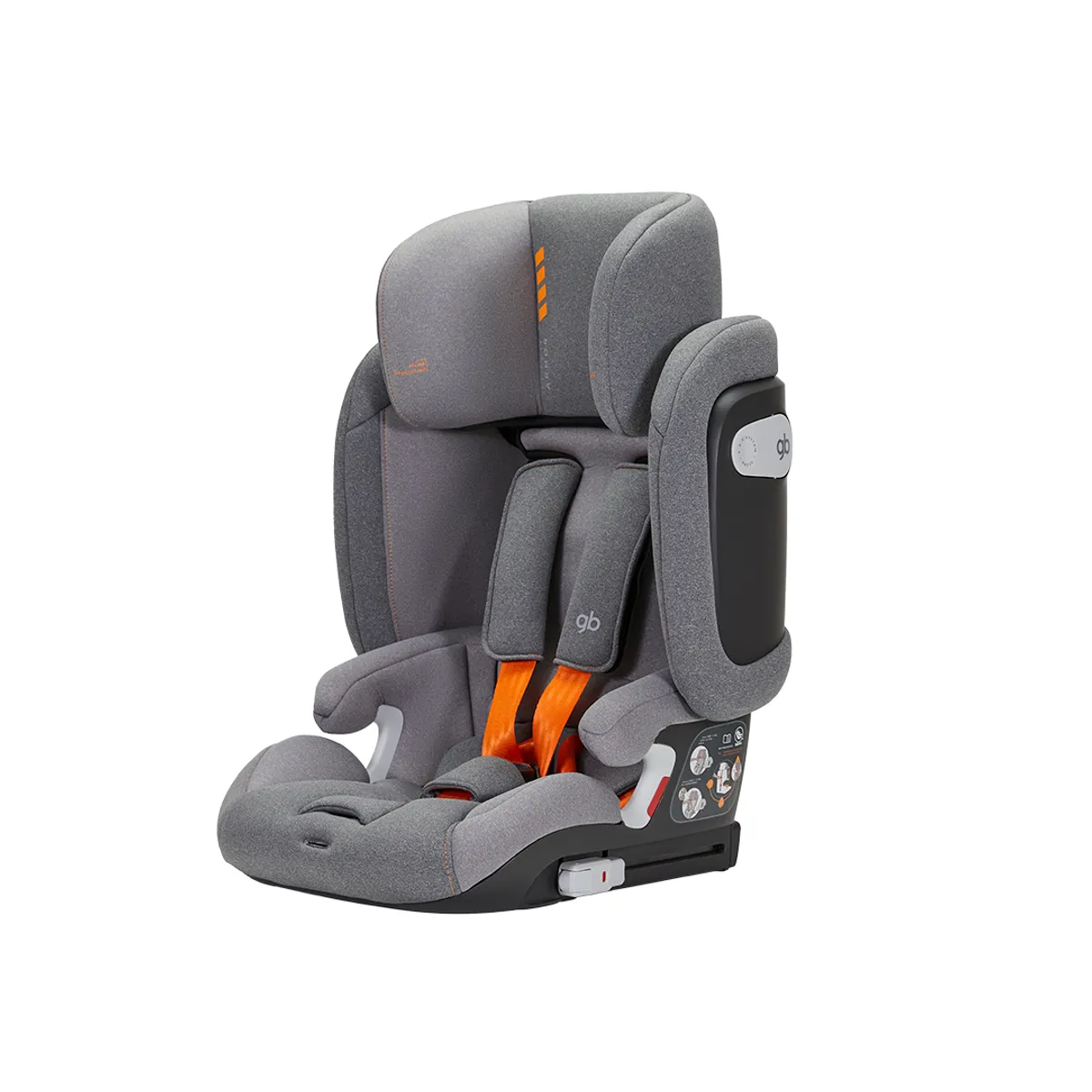 GB - Silla de auto Combinada Pockit Armor R129 - Gris