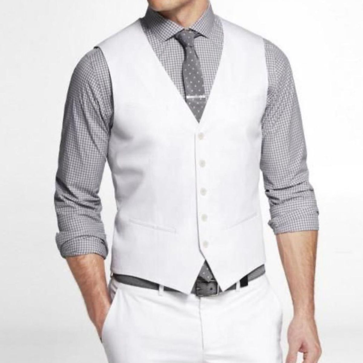 XPRESS RECHARGE - Set de 3 piezas Gillette de vestir , Corbata lisa, camisa blanca