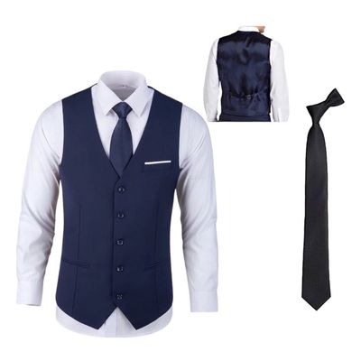 Imagen 1 del producto Set de 3 piezas Gillette de vestir , Corbata lisa, camisa blanca