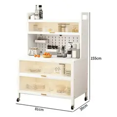 GENERICO - Estante Alacena Para Cocina Multiusos Con Ruedas Organizador