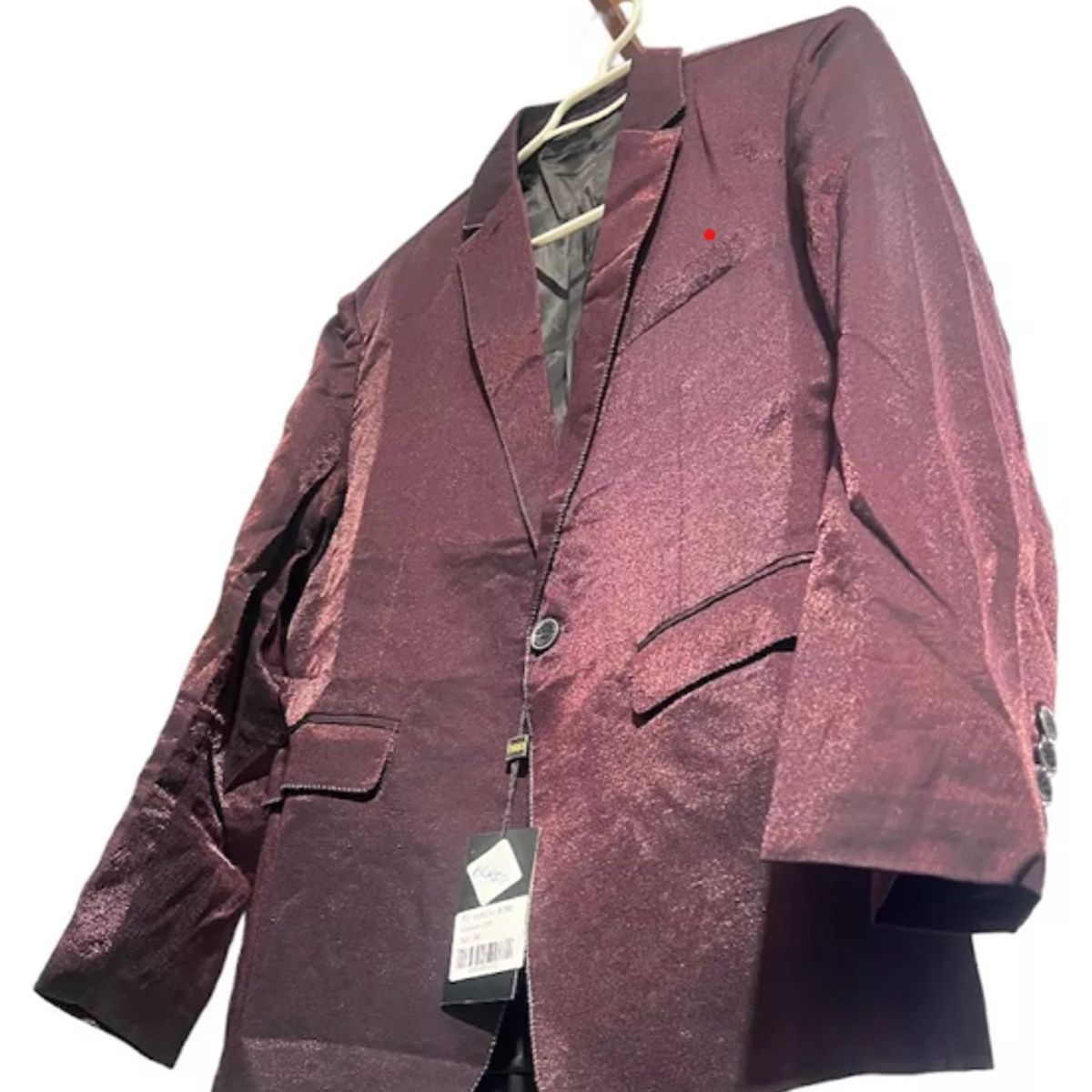 XPRESS RECHARGE - Blazer Brillante Negroburdeo Para Hombre