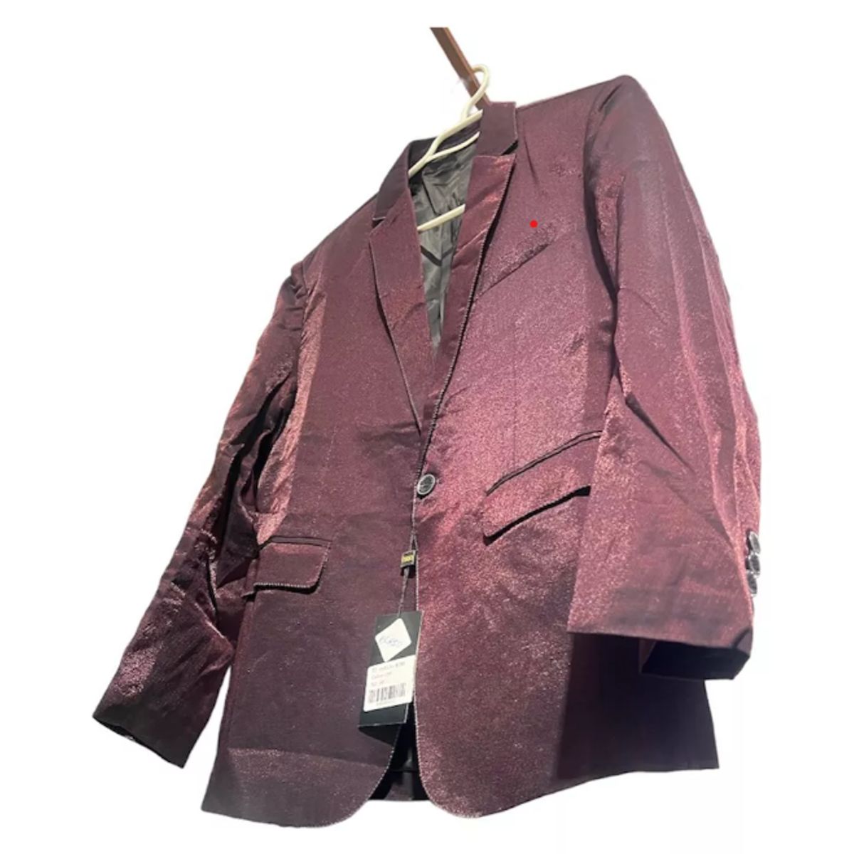 XPRESS RECHARGE - Blazer Brillante Negroburdeo Para Hombre