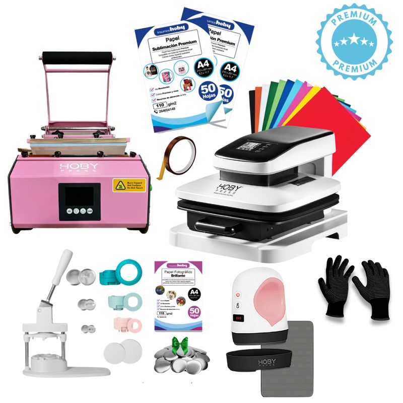 GENERICO - Kit Estampadoras + button press k234