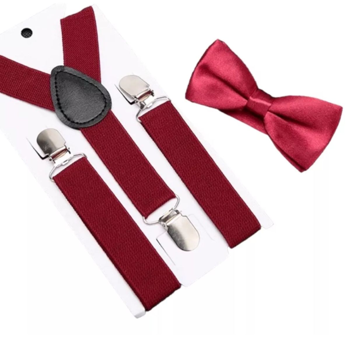 XPRESS RECHARGE - Set Suspensores  + humita corbatin para niños y niñas