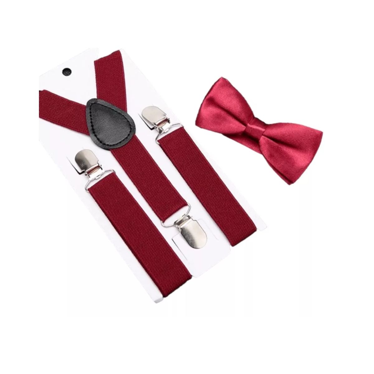 XPRESS RECHARGE - Set Suspensores  + humita corbatin para niños y niñas