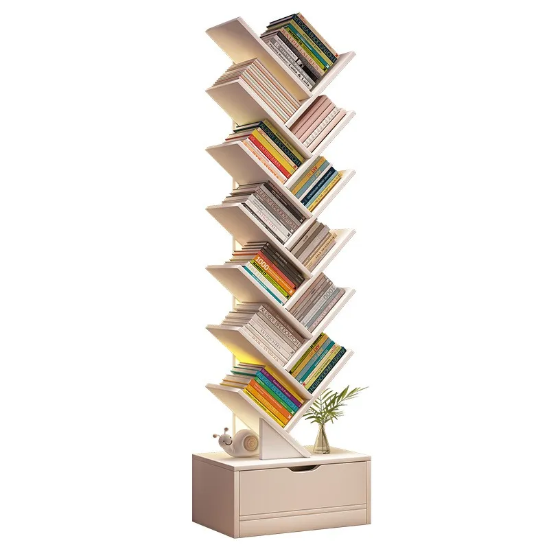 EVERSO - Estante De Árbol Para Libros   Pie Forma De Árbo Librero De 12 Niveles