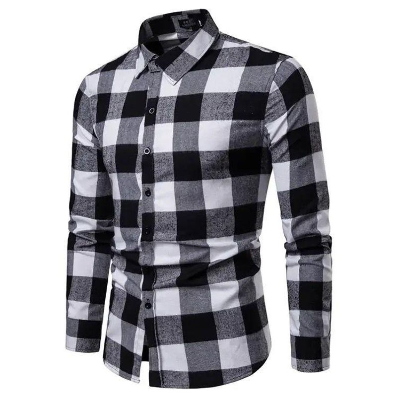 XPRESS RECHARGE - Camisa roja cuadrille 100 % algodon