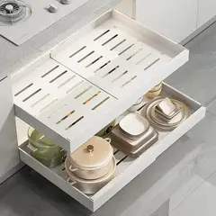 GENERICO - Organizador De Cocina Extraíble Bandeja Desplegable