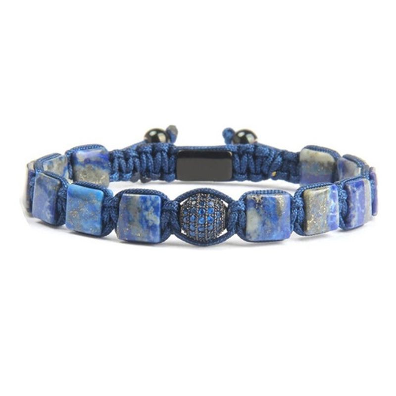 ROYAL - Pulsera Piedra Lapislazuli Hombre Moda Royal Madriz