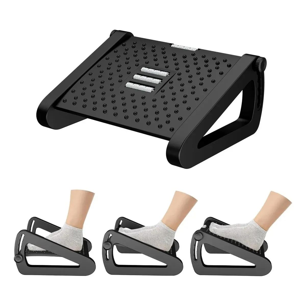 EVERSO - Reposapiés Para Debajo Del Escritorio En El Trabajo -