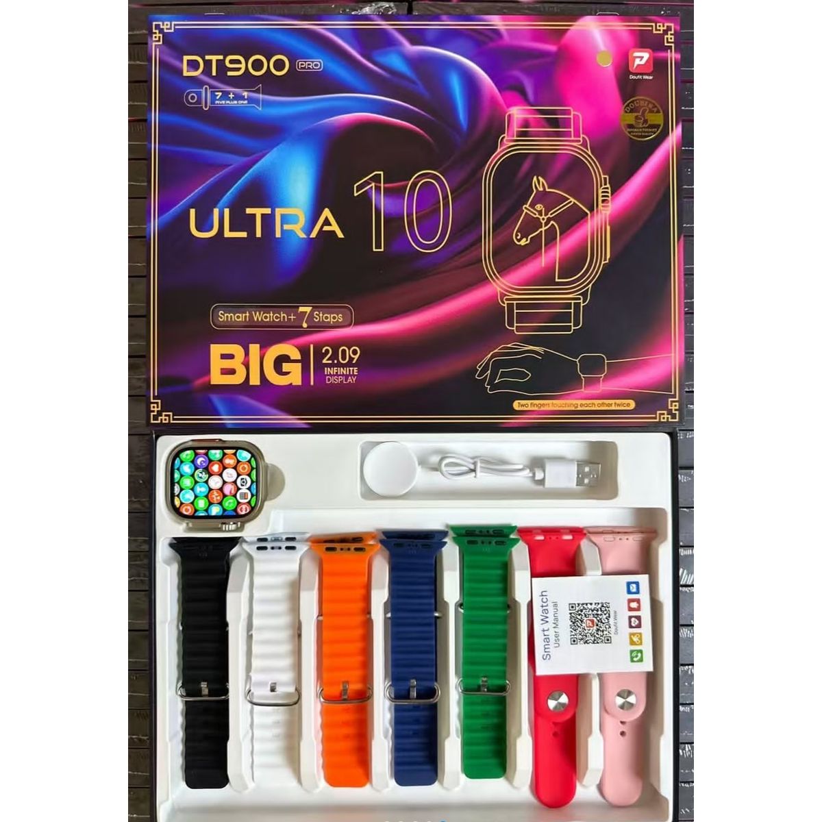 UNIVERSAL - Reloj inteligente smartwatch DT900 PRO ULTRA 10 - 2025