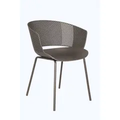 PLOS - Silla Comedor Cocina Capri Gris Taupé